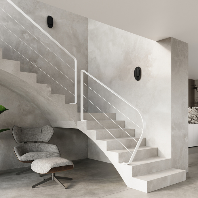 Vägglampa TEAR svart + 1x LED-lampa G9 3000K varm 4,5W 510lm