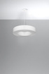 Ljuskrona SATURNO SILM 50 vit + 5x LED-lampa E27 4000K Kall 7,5W 650lm