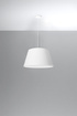 Ljuskrona CONO 45 vit + 3x LED-lampa E27 4000K Kall 7,5W 650lm