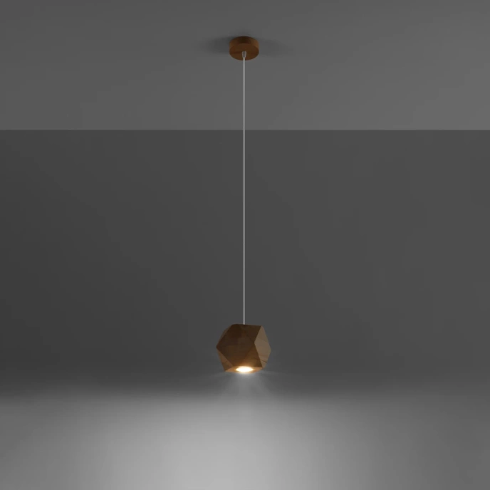 Pendel lampa WOODY naturträ