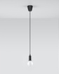 DIEGO 1 taklampa svart + 1x LED-lampa E27 3000K varm 7,5W 620lm