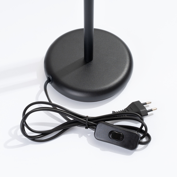 Skrivbordslampa PASTELO svart + 1x LED-glödlampa G9 3000K varm 4,5W 450lm