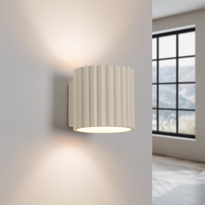 Vägglampa AURA beige G9