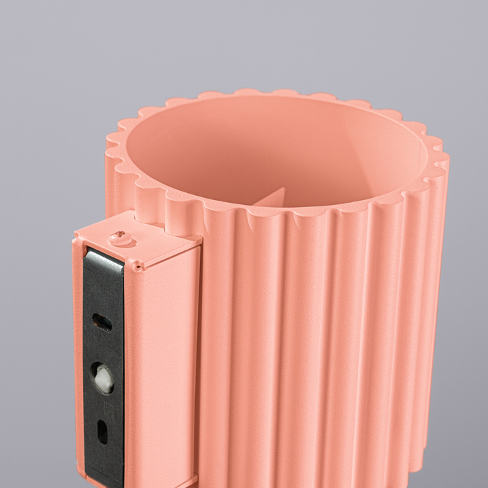 Vägglampa AURA persika G9