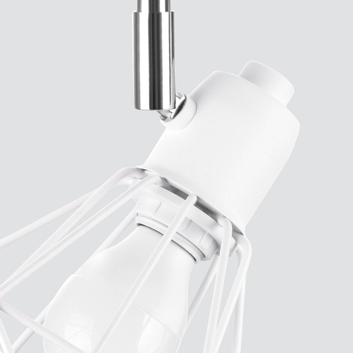 Plafond ARTEMIS 2 vit + 2x LED-lampa E14 3000K varm 7,5W 620lm