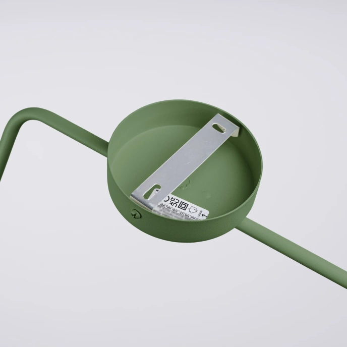 Vägglampa NOX olivgrön