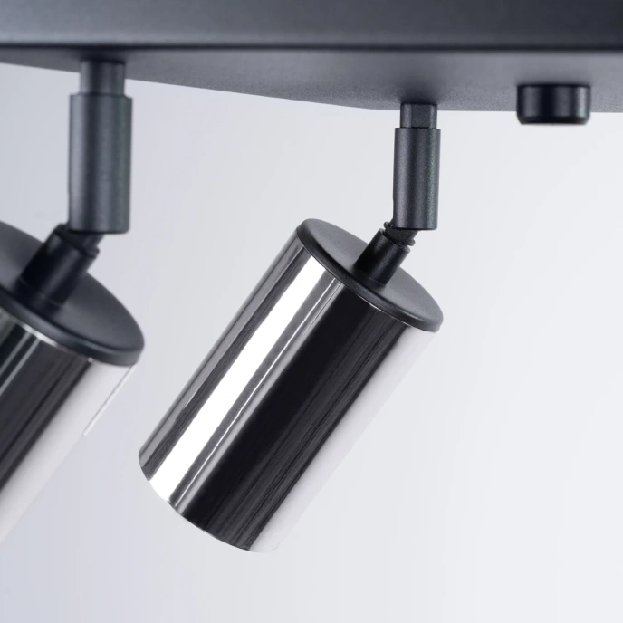 Plafond WINX 4 svart/krom