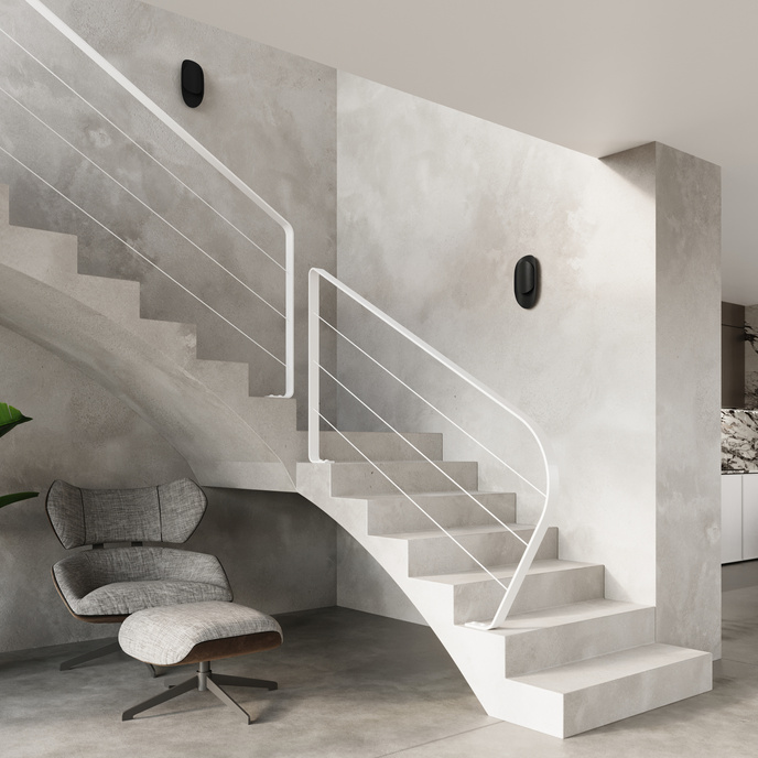 Vägglampa TEAR svart + 1x LED-lampa G9 3000K varm 4,5W 510lm