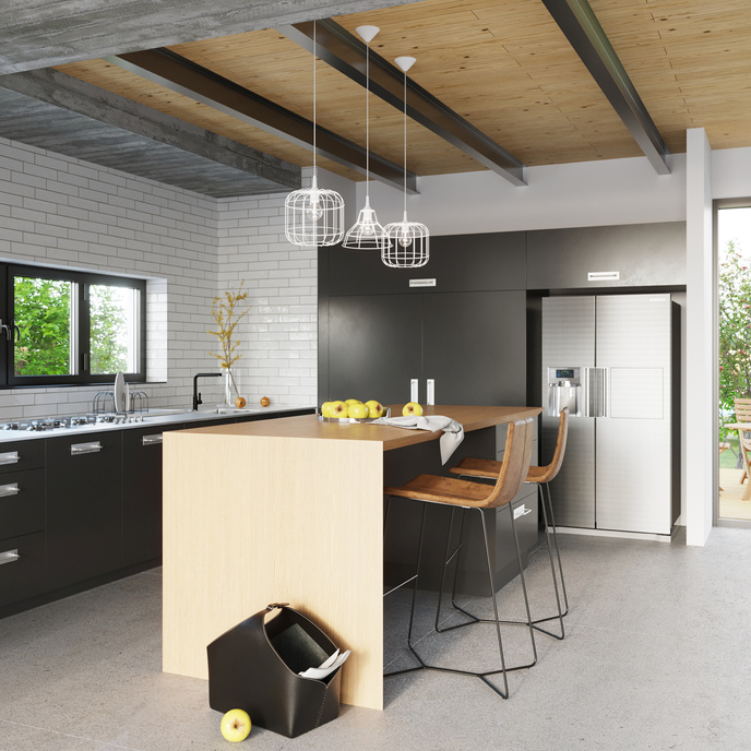 ANATA taklampa vit + 1x LED-glödlampa E27 3000K varm 7,5W 620lm