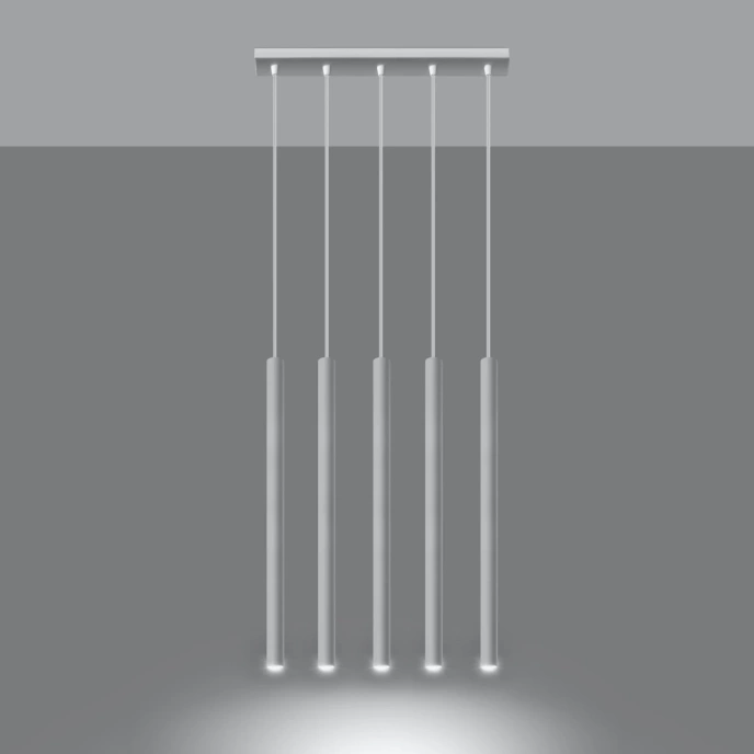 Pendellampa PASTELO 5 vit