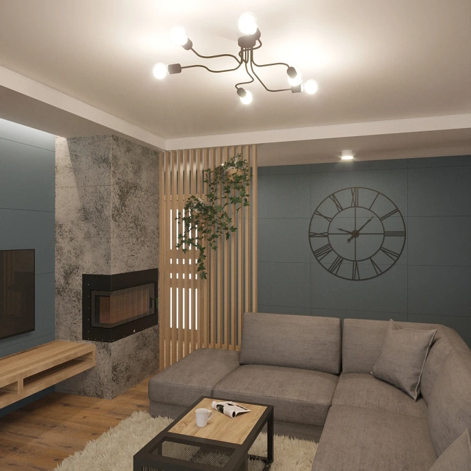 Ljuskrona VECTOR 6 vit