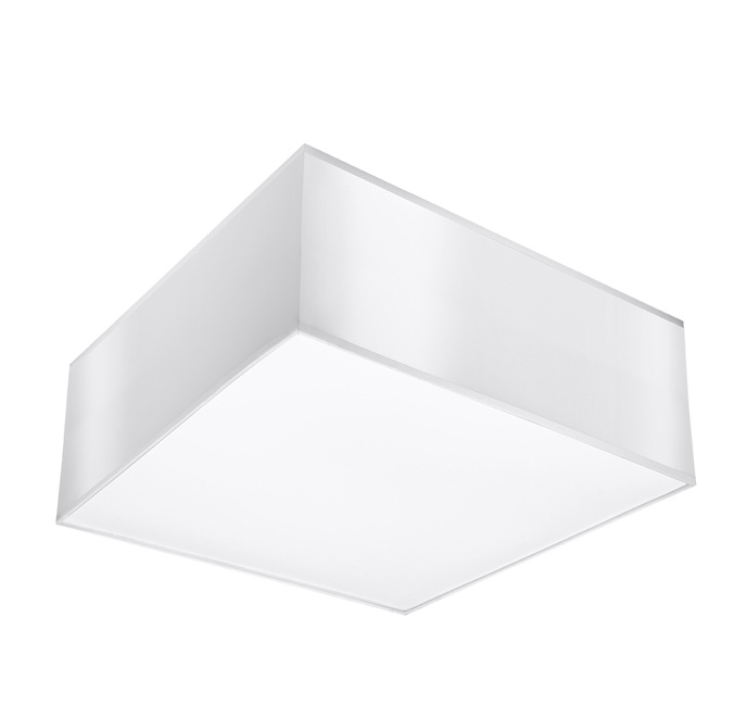 Takplafond HORUS 25 WHITE + 1x LED-lampa E27 3000K varm 7,5W 620lm