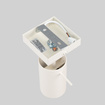 Vägglampa RING beige + 1x LED-glödlampa GU-10 4000K Cold 7W 530lm