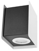Vägglampa STEREO 1 svart/vit