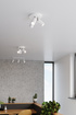 Plafond RING 3P vit + 3x LED-lampa GU-10 4000K kall 7W 630lm