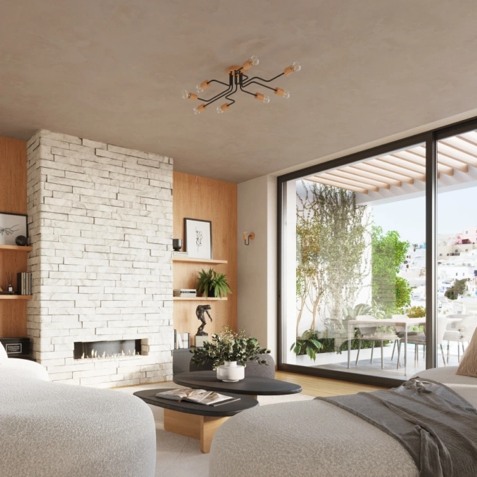 TIMBO 6 ljuskrona svart