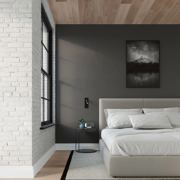 Vägglampa ENIF svart