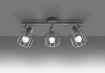 BELUCI 3 plafond vit + 3x LED-lampa E14 3000K varm 7,5W 620lm