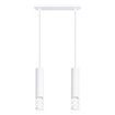 LIRO 2 taklampa vit + 2X LED-lampa GU-10 3000K varm 7W 510lm