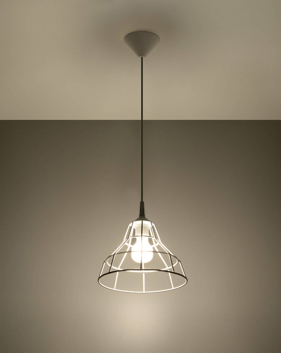 ANATA taklampa vit + 1x LED-glödlampa E27 3000K varm 7,5W 620lm