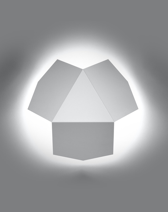 Vägglampa TRE vit + 2x LED-lampa G9 4000K kall 4,5W 530lm