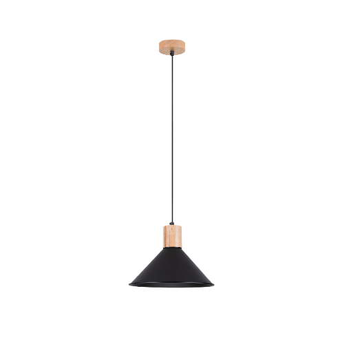 JAGA taklampa svart + 1x LED-lampa E27 4000K Cold 7,5W 690lm