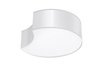 Plafond CIRCLE 1 vit + 2x LED-lampa E27 3000K varm 7,5W 620lm