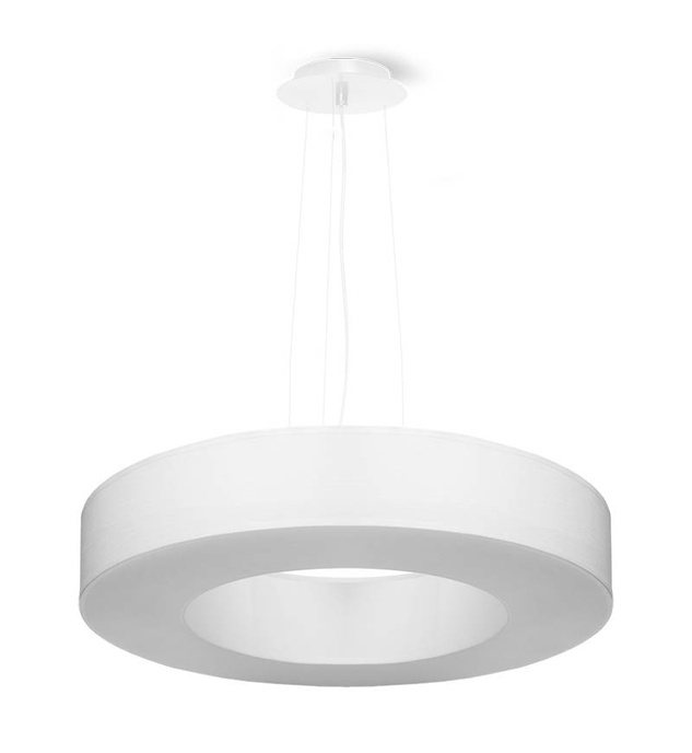 Ljuskrona SATURNO SILM 50 vit + 5x LED-lampa E27 4000K Kall 7,5W 650lm
