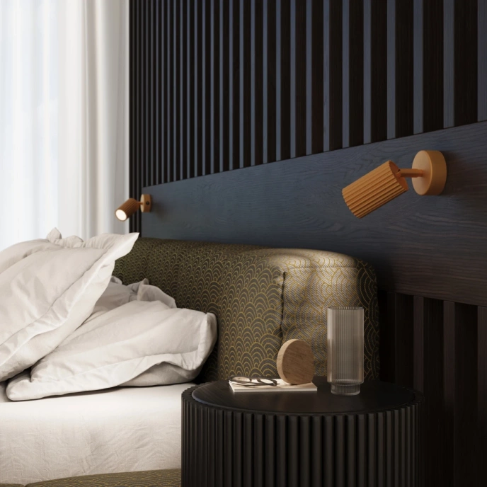 Plafond KARBON 60 guld