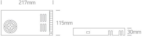 350W DC-spänningsregulator med kylfläkt