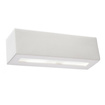 Keramisk vägglampa VEGA vit + 1x LED-lampa E27 4000K Cold 7,5W 650lm