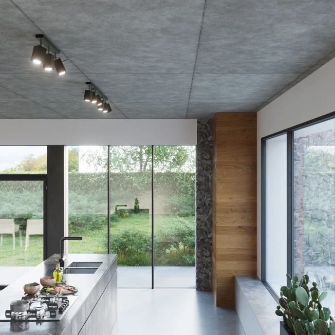 Plafond MERIDA 3 svart