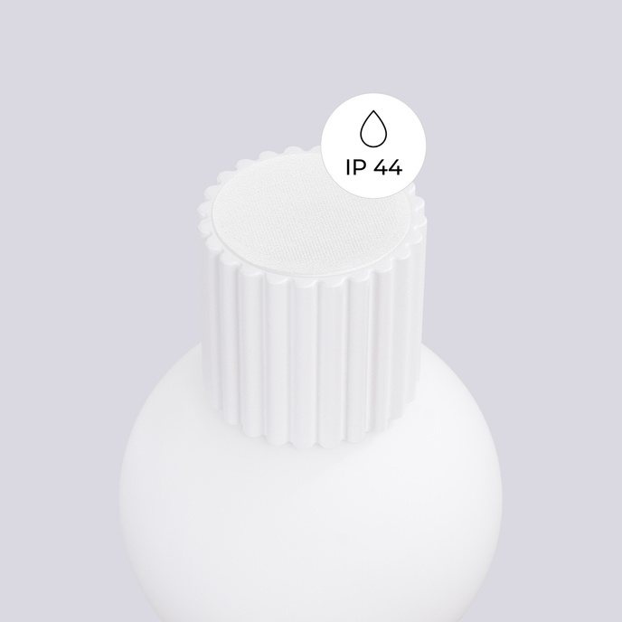 Vägglampa HALO vit IP44