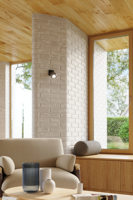 Vägglampa OCULARE 1 svart + 1x LED-lampa GU-10 4000K Cold 7W 630lm