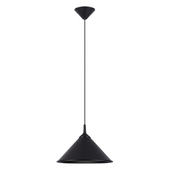 ZUMA taklampa svart + 1x LED-lampa E27 3000K varm 7,5W 620lm
