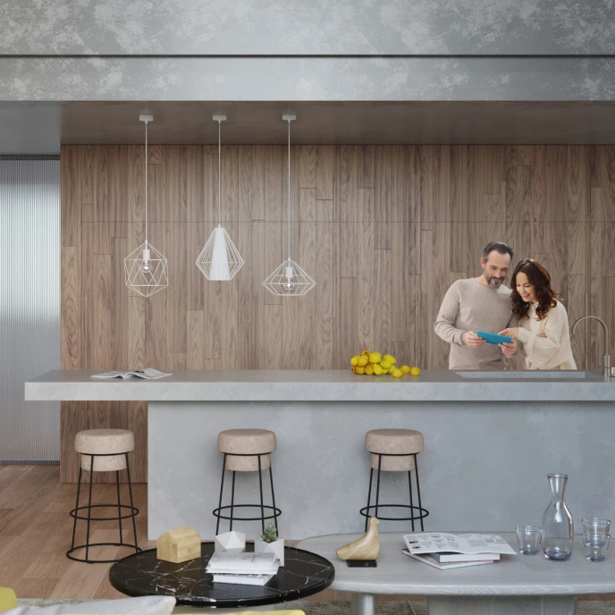 Pendel lampa UMBERTO vit