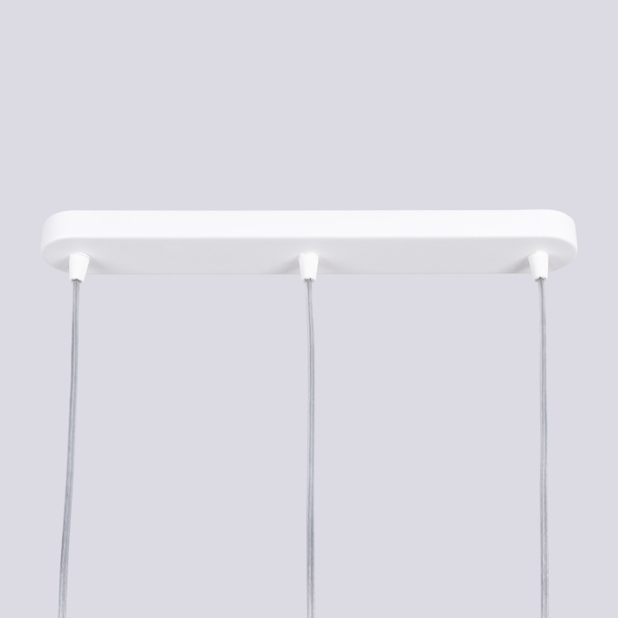 Taklampa LIRO 3L vit + 3X LED-lampa GU-10 3000K varm 7W 510lm