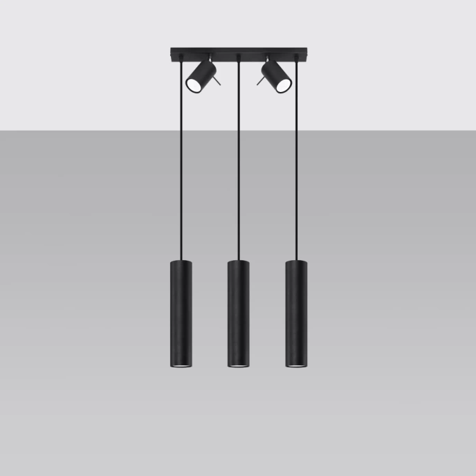 Pendel lampa RING 3 svart