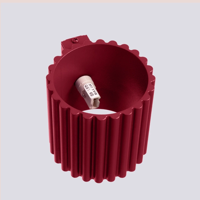 Vägglampa AURA burgundy G9