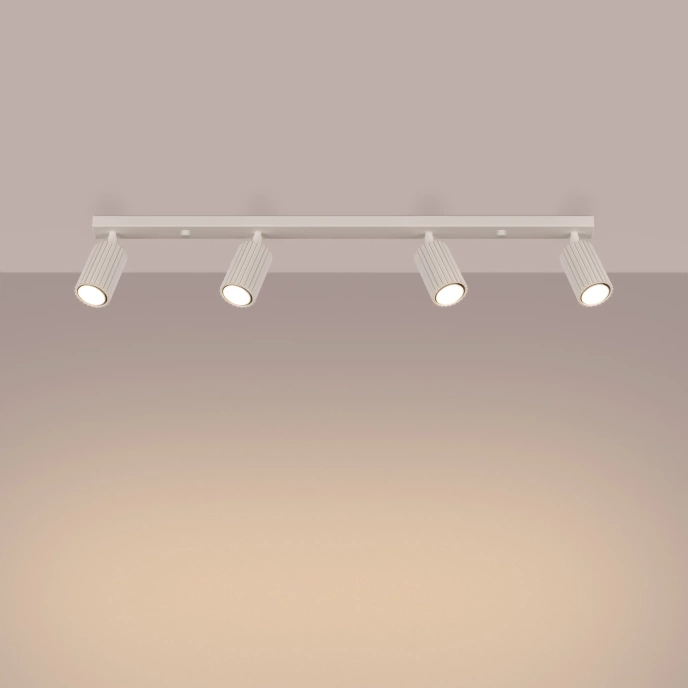 Taklampa KARBON 4L beige