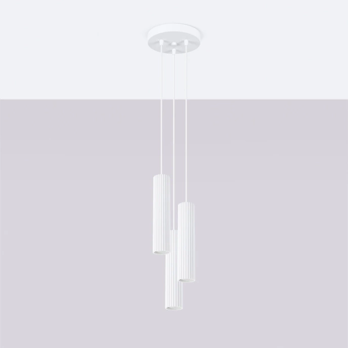 KARBON 3P taklampa vit