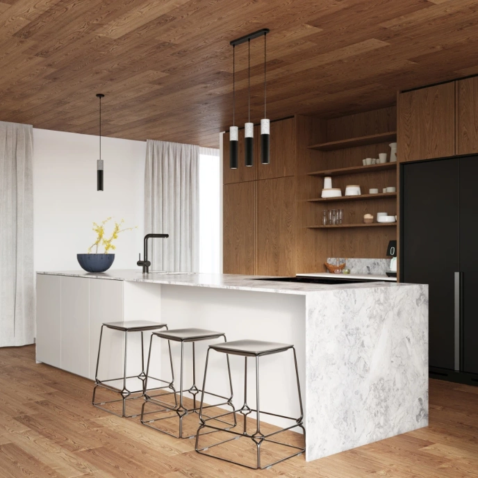 Pendel lampa BORGIO 2 svart