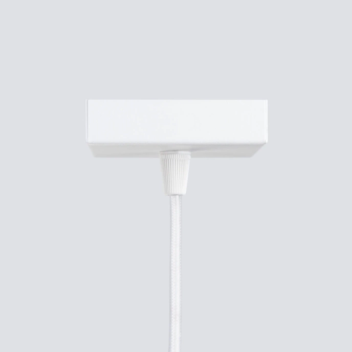 Pendellampa KARBON 1 vit