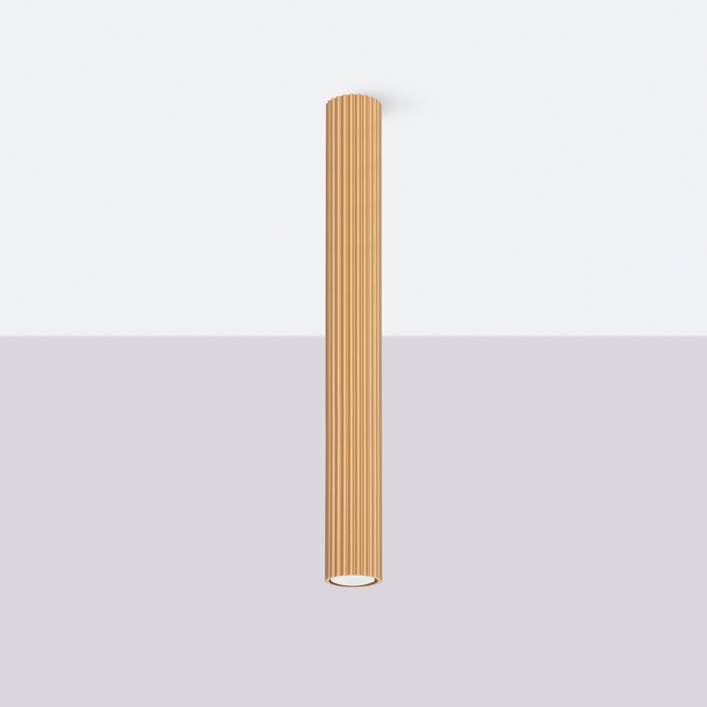 Plafond KARBON 60 guld + 1x LED-lampa GU-10 4000K Kall 7W 530lm