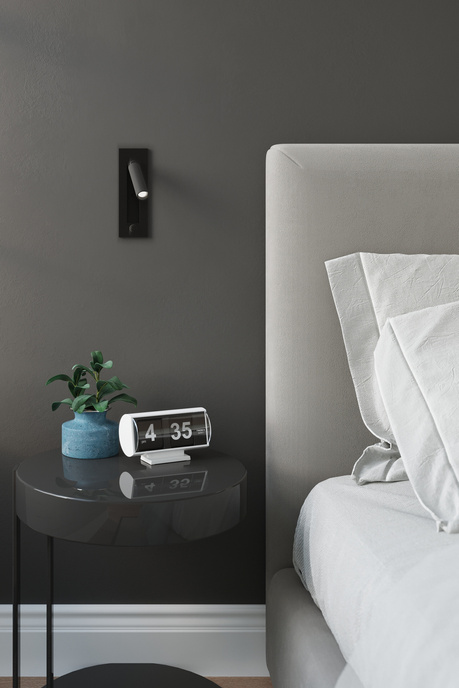 Vägglampa ENIF svart + 1x LED-lampa G9 4000K Cold 4,5W 530lm