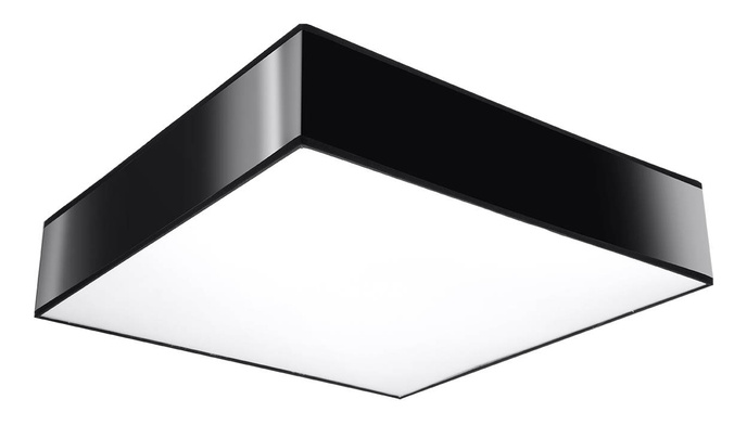 Takplafond HORUS 55 BLACK + 4x LED-lampa E27 3000K varm 7,5W 620lm