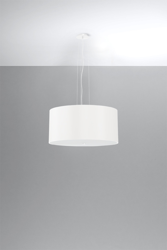 Ljuskrona OTTO 50 vit + 5x LED-lampa E27 4000K Kall 7,5W 650lm