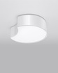 Plafond CIRCLE 1 vit + 2x LED-lampa E27 4000K Kall 7,5W 650lm