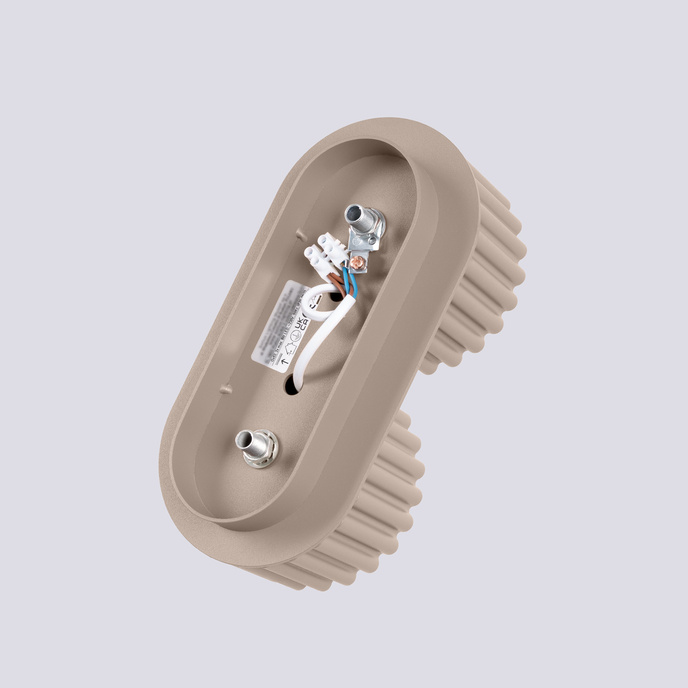 Taklampa AURA 2 taupe Gx53