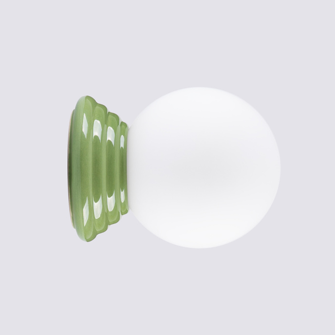 Vägglampa ZORI grön IP44